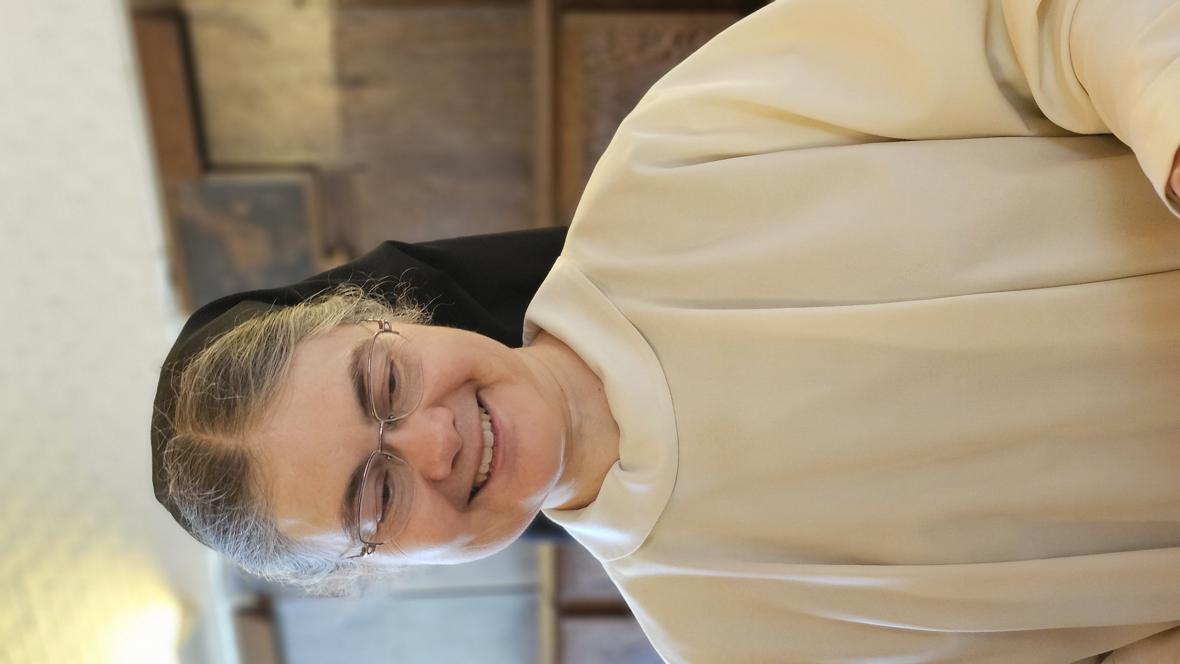Sœur Marie-Bernard, la benjamine de la communauté de Brialmont