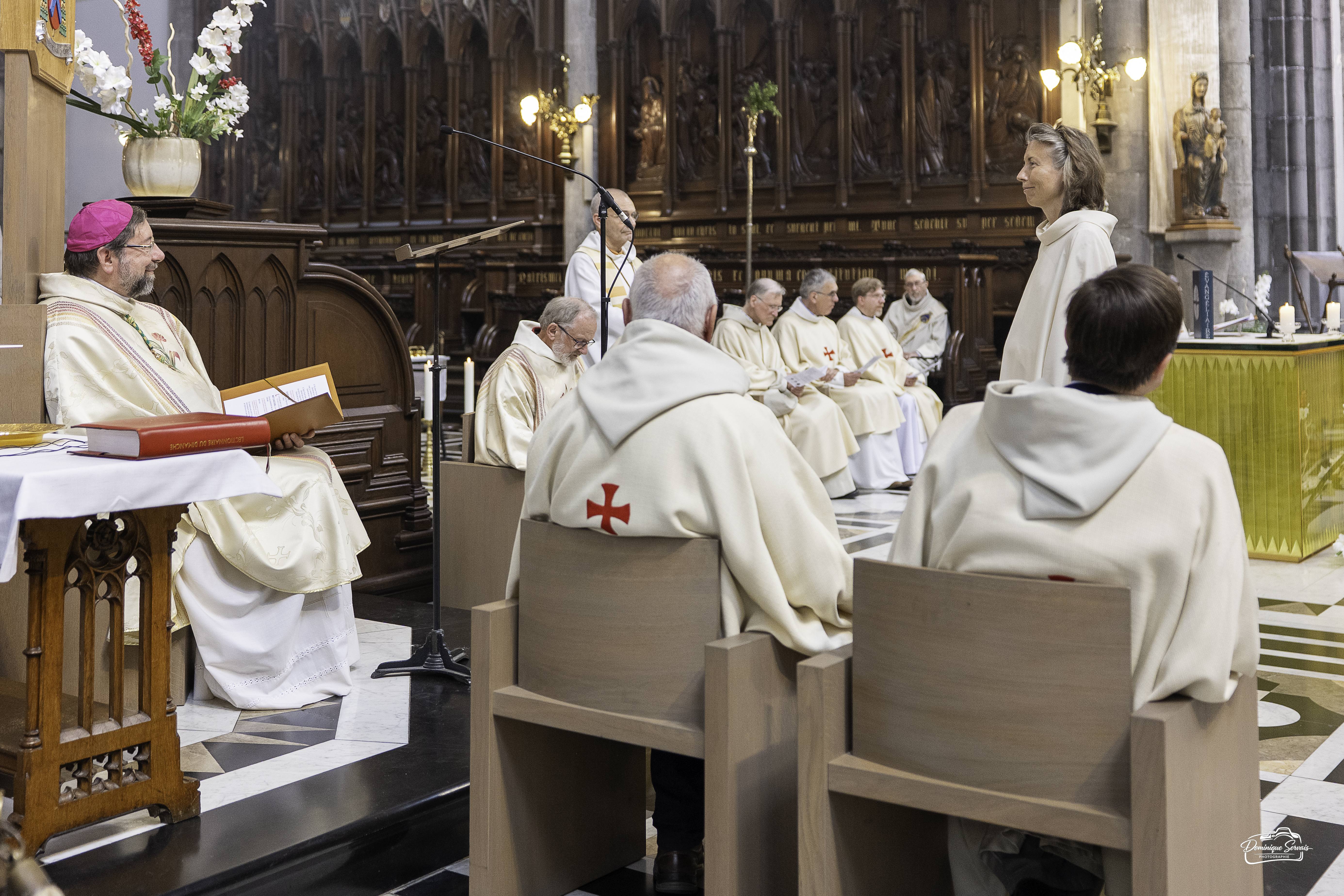 Mgr Delville lors de la célébration d'institution